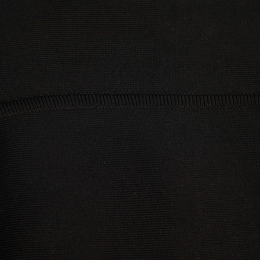 Herve Leger Schwarz Bodycon Langarm Kleid Größe S im Zustand „Hervorragend“ im Angebot in London, GB