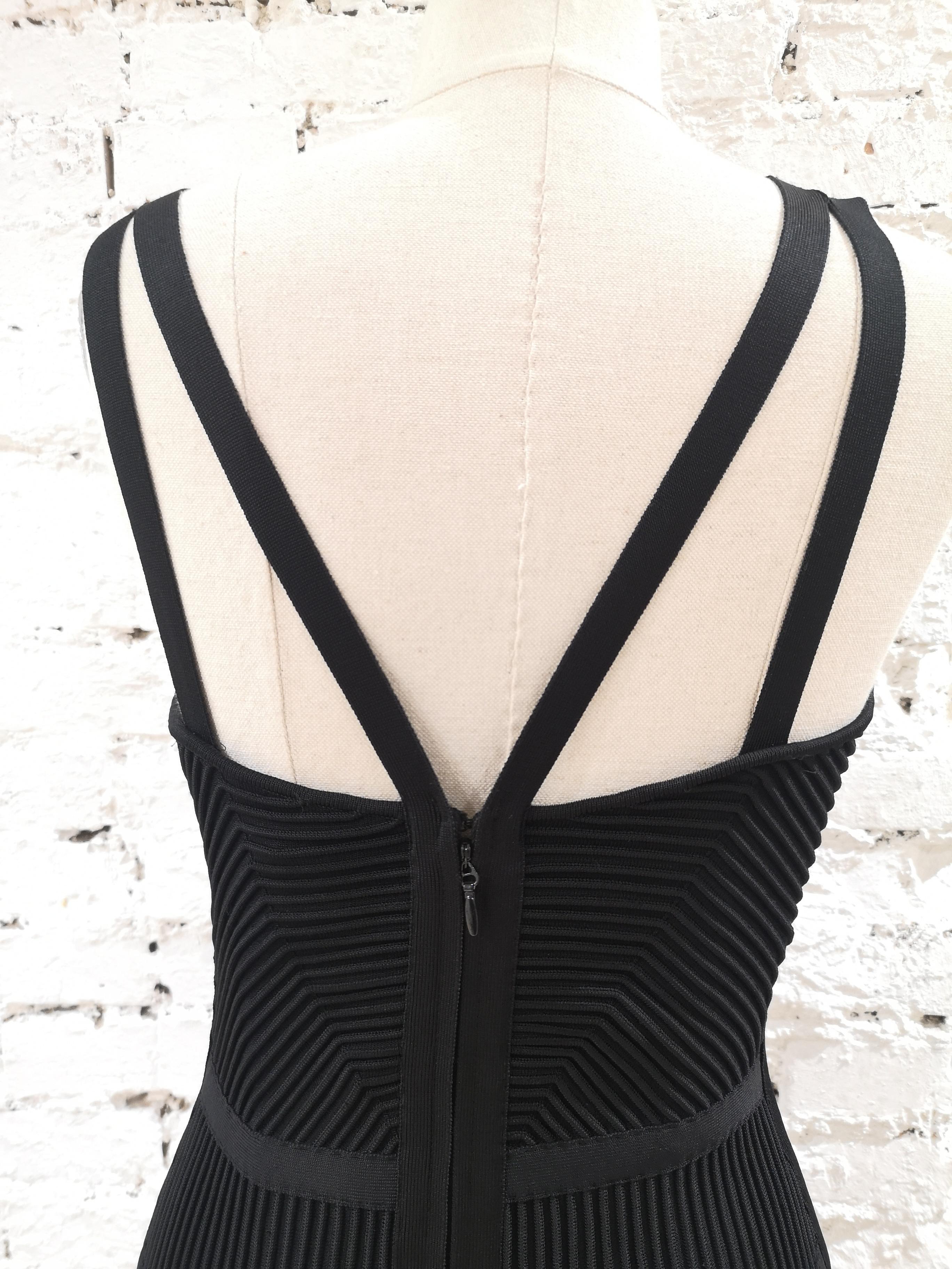 Women's Herve Leger Black Dress For Sale