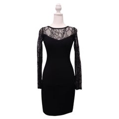 Hervé Léger Black Lace Bandage Dress – EU 38