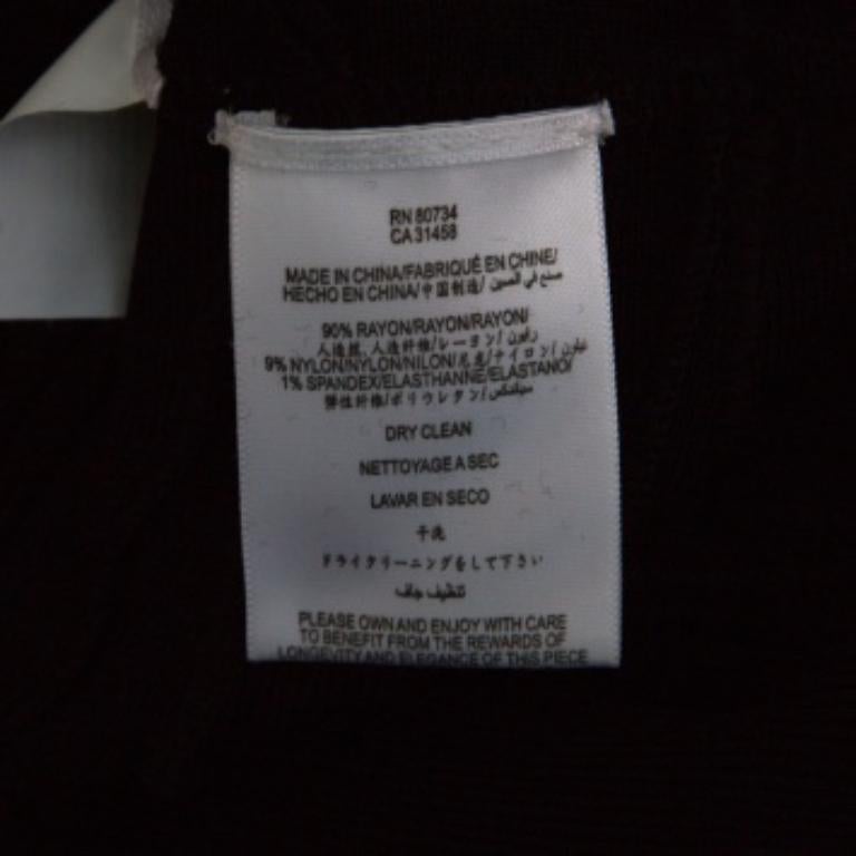 Herve Leger Negro Detalle Cadena Metal Link Vendaje Vestido Gemma M en venta 2