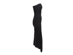 Herve Leger Black Strapless Bandage Dress