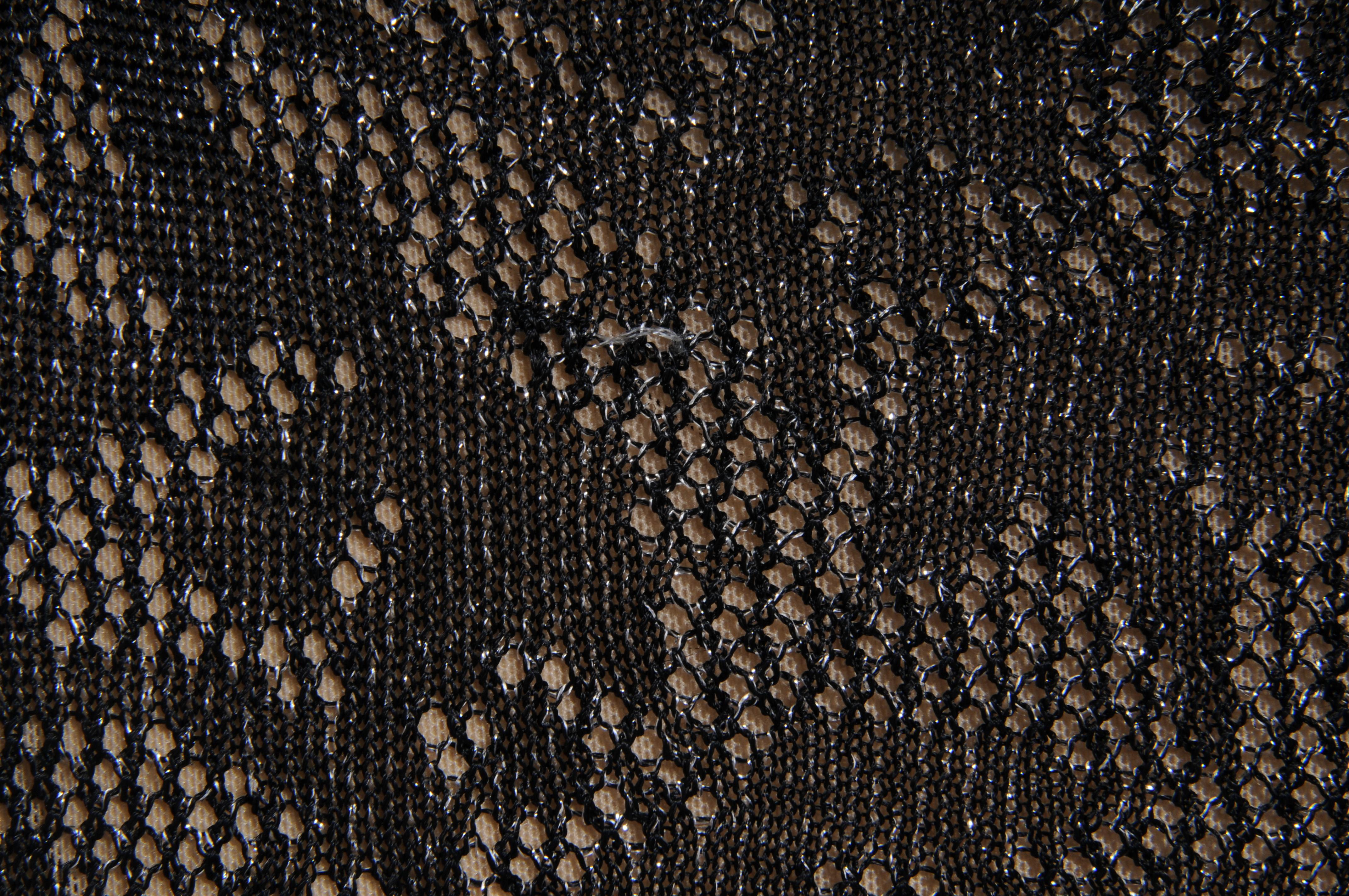 Herve Leger Bodycon V-Ausschnitt Spitzenkleid Größe XS Schwarz Tan Semi Sheer im Angebot 7