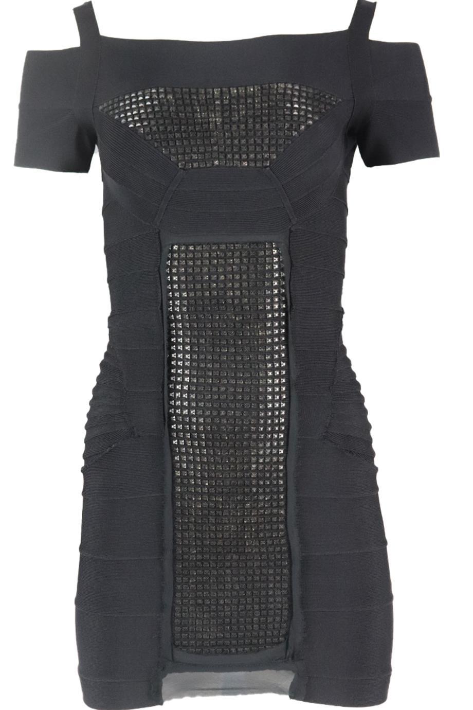 Rebecca Vallance Demoiselles Lace-Trimmed Crepe Mini Dress For Sale at
