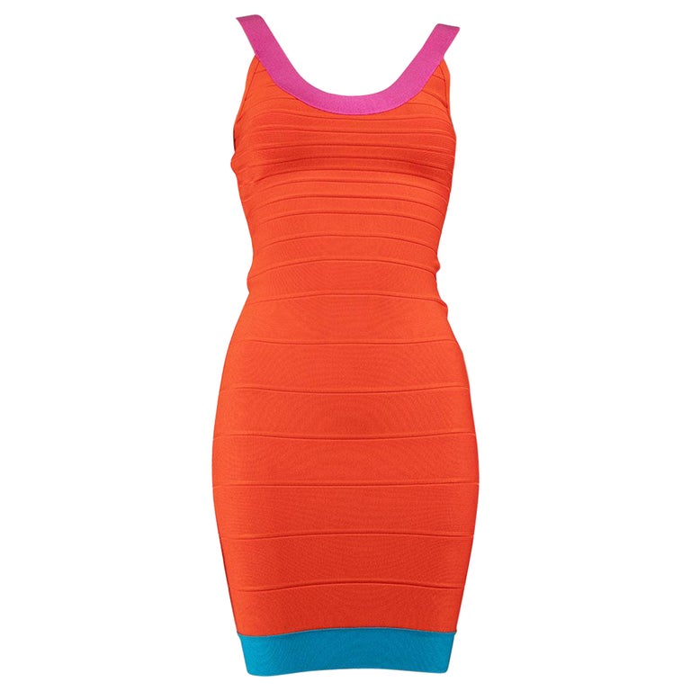 strapless open back dress Herve Leger Pomy Bandage Dress – Blogger Armoire