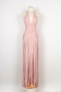 Hervé Léger Elasticated Powder Pink Dress