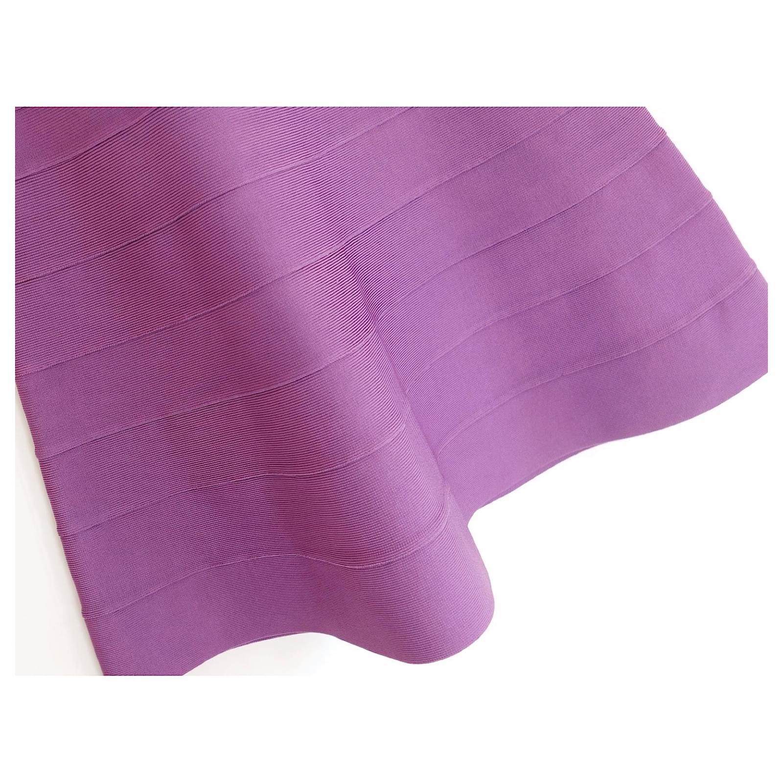 Herve Leger Faith Violet Purple Bandage Dress  Neuf - En vente à London, GB