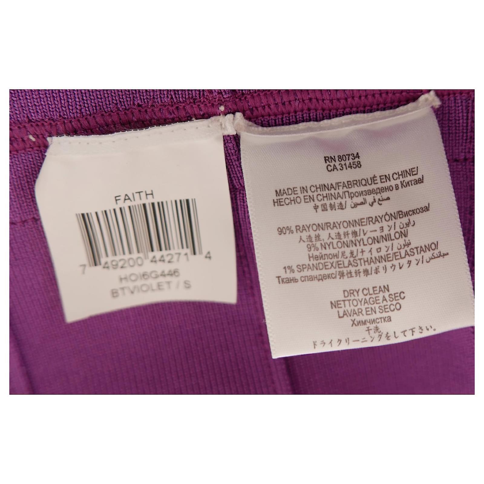 Herve Leger Faith Violet Purple Bandage Dress  For Sale 2