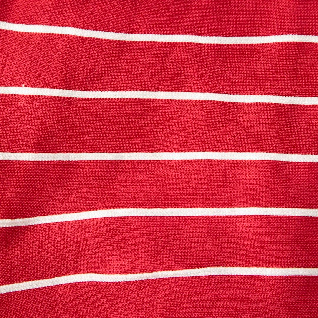 Women's Herve Leger Herve Leger by Max Azria Red Striped Bodycon Mini Dress Size M