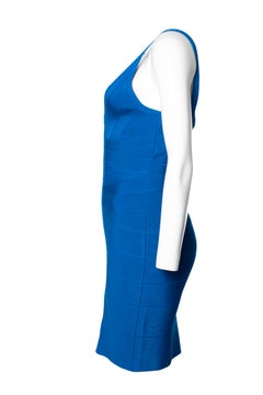 Herve Leger, Kobalt blue body con dress