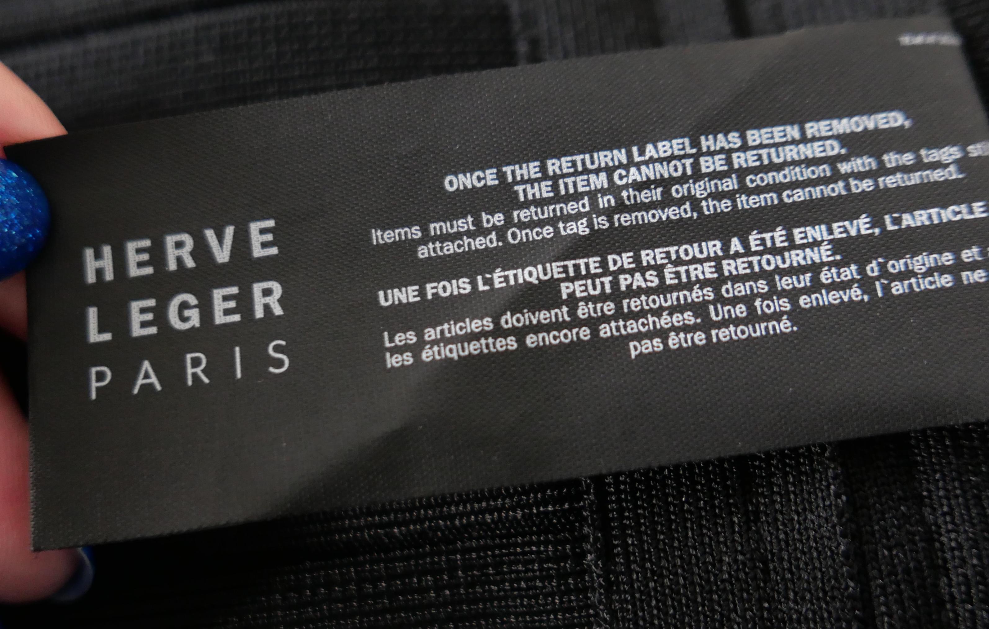 Robe Carole ajustée et évasée Herve Leger bleu clair et argenté en vente 4