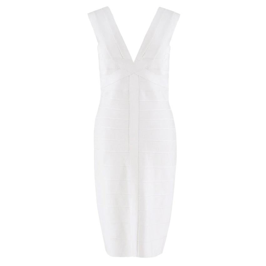 Herve Leger Light Pearl bandage dress Size: L