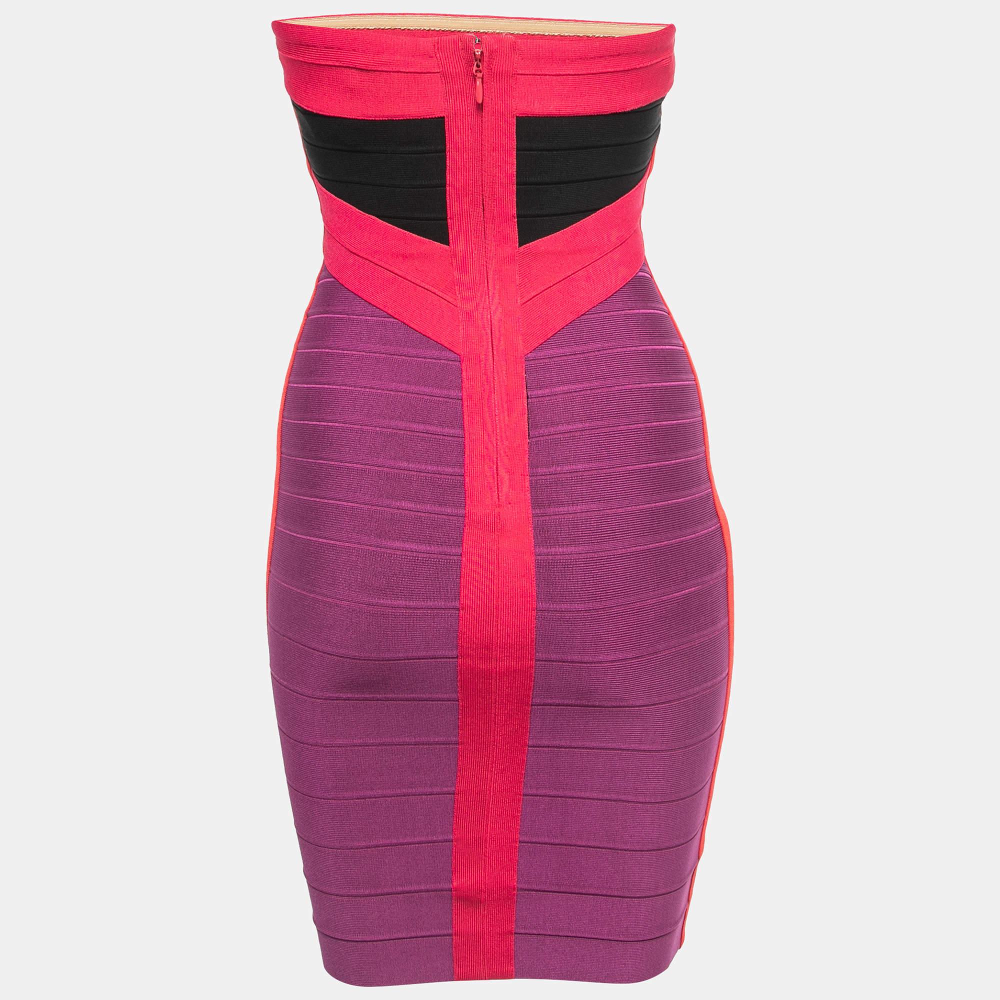 Make a luxe fashion statement by wearing this designer dress. It is tailored using fine fabric into a flattering silhouette.