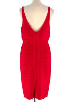 Herve Leger Natalie Bandage Kleid GRÖSSE L