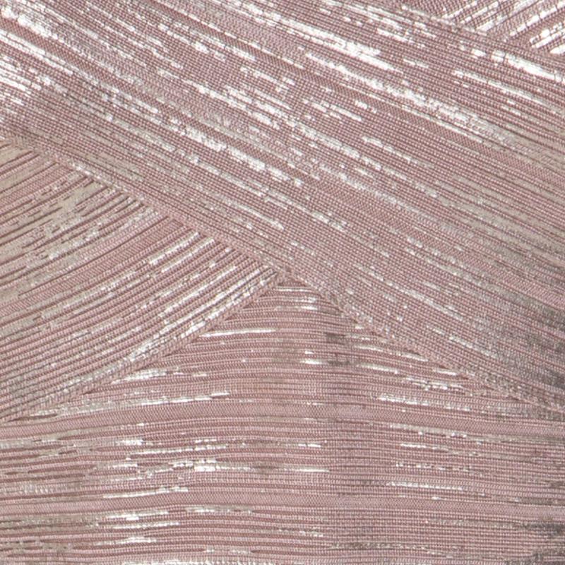 Gray Herve Leger Rose Gold Bandage Sweetheart Neckline Emilia Dress M