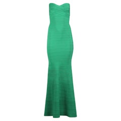 Hervé Léger Sara Strapless Bandage Gown Xsmall