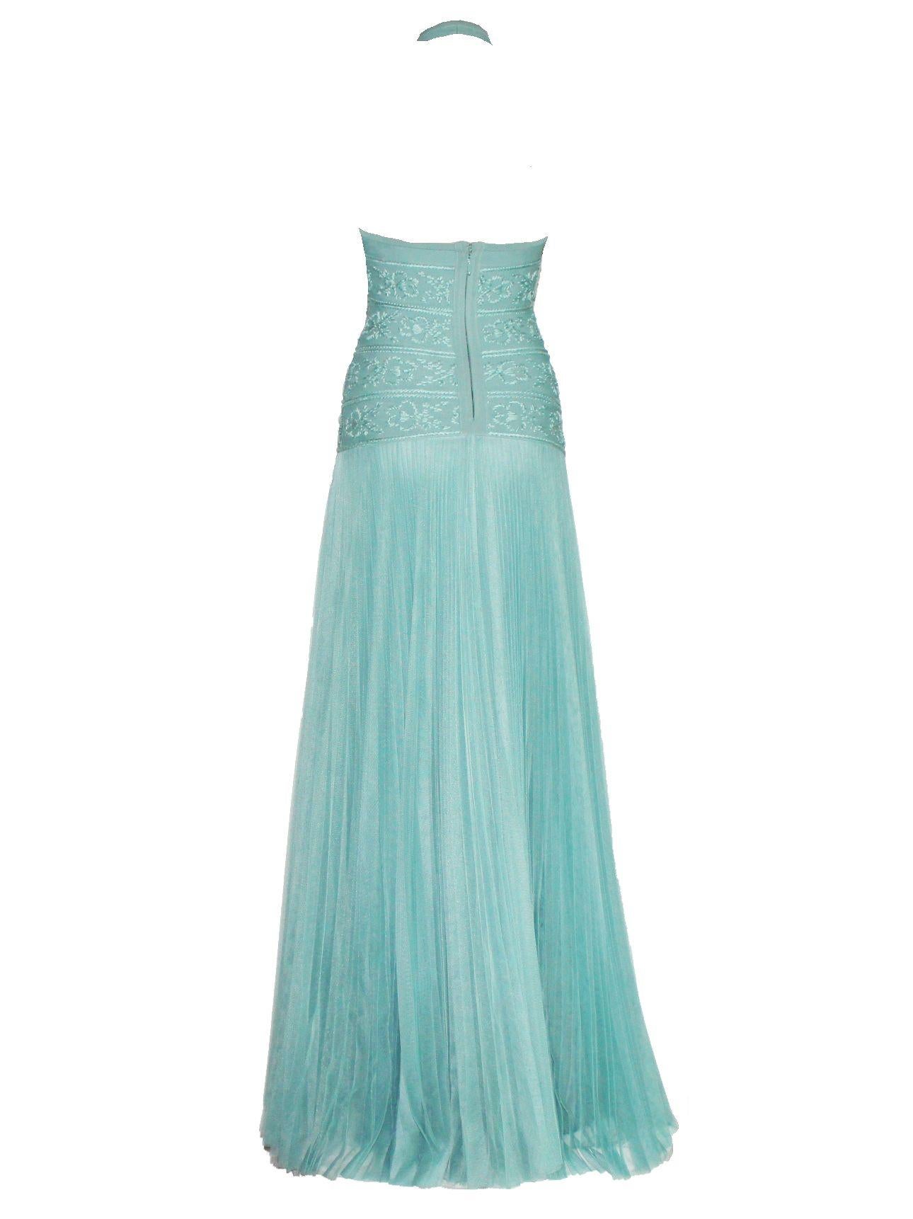 seafoam formal dress