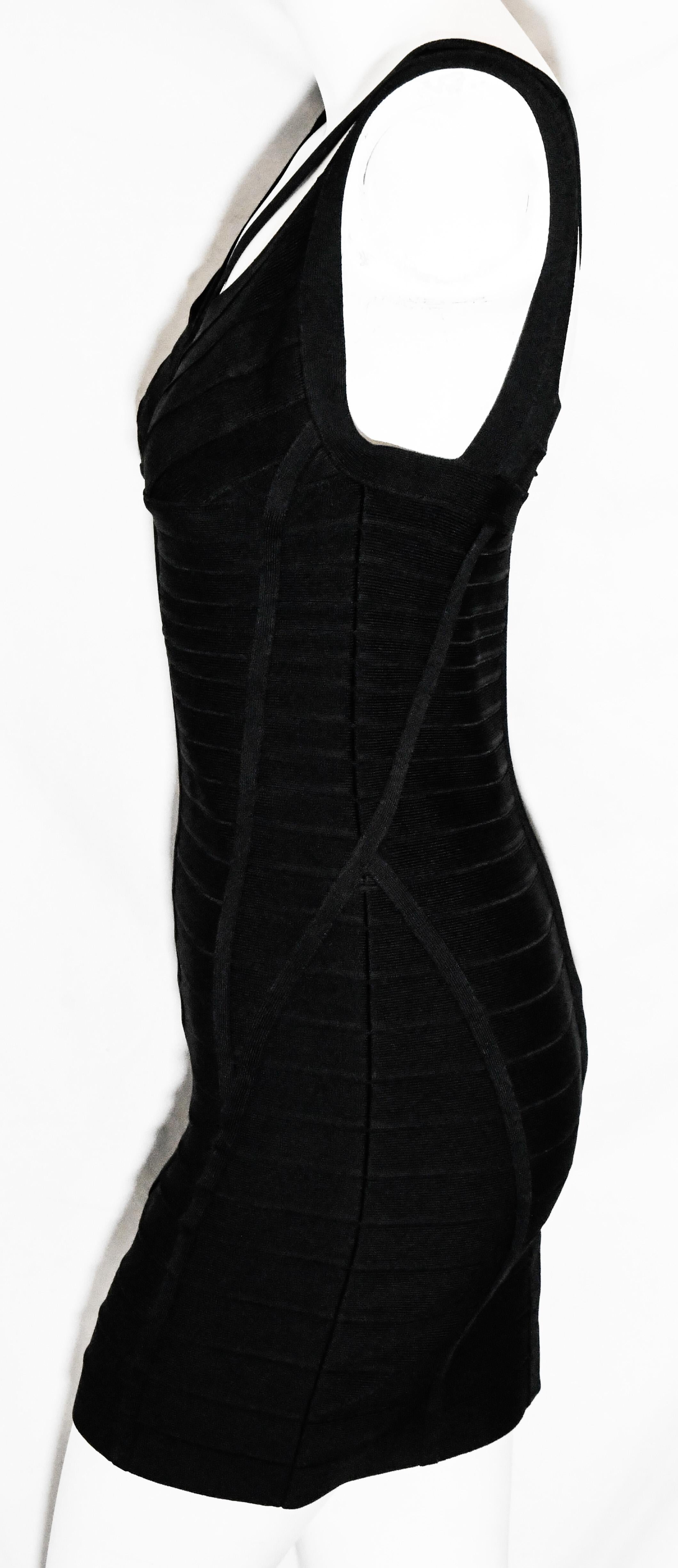 Herve Leger's black bodycon dresses have become essential pieces worthy of any collection of 
