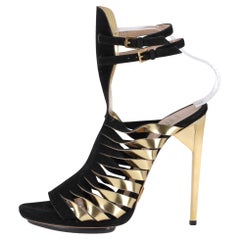 Herve Leger Wildleder-Gladiator-Absätze