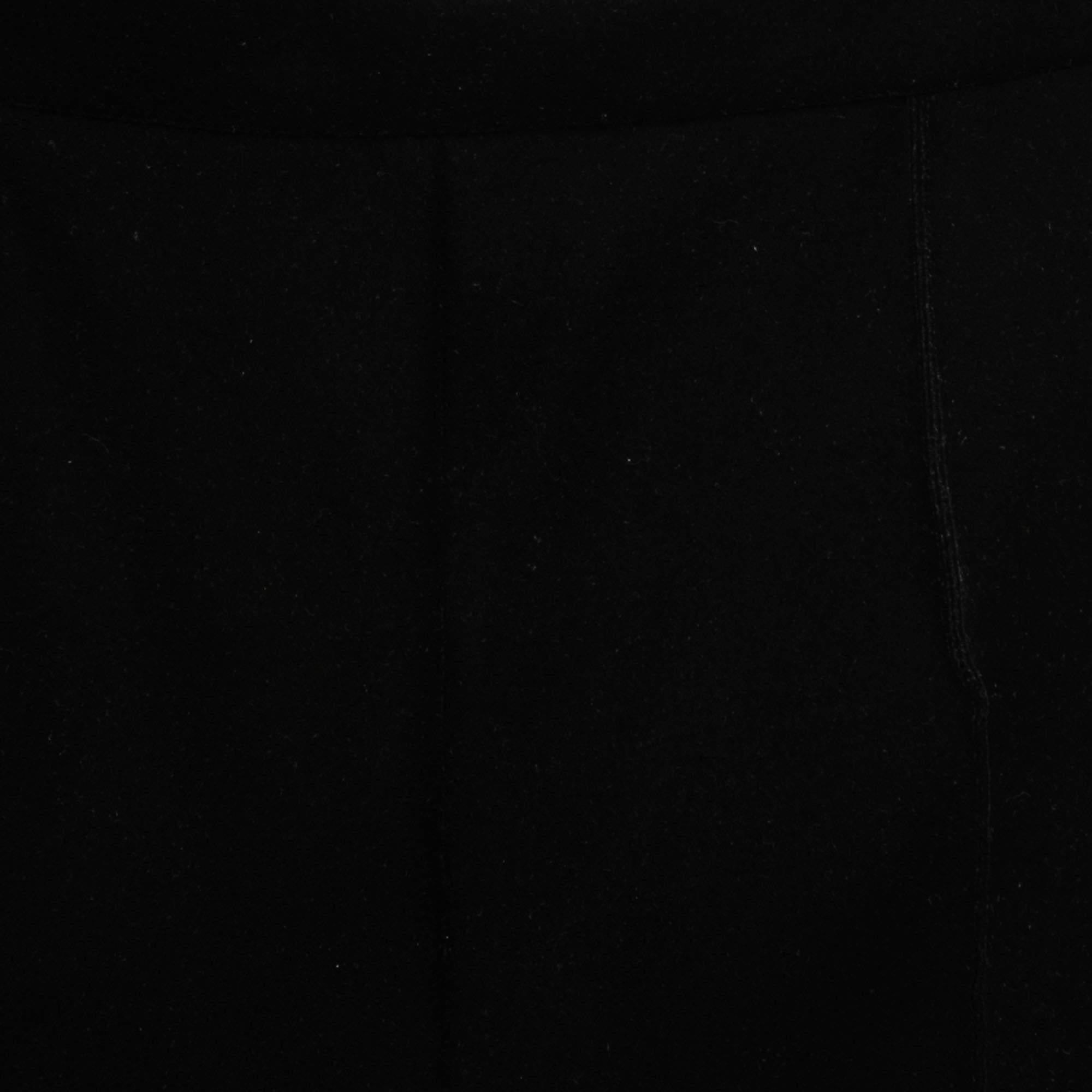 Herve Leger Vintage Black Velvet Straight Leg High Waist Trousers S In Good Condition In Dubai, Al Qouz 2
