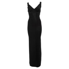 Used Herve Leger Women's Karen Sleeveless Maxi Bandage Dress