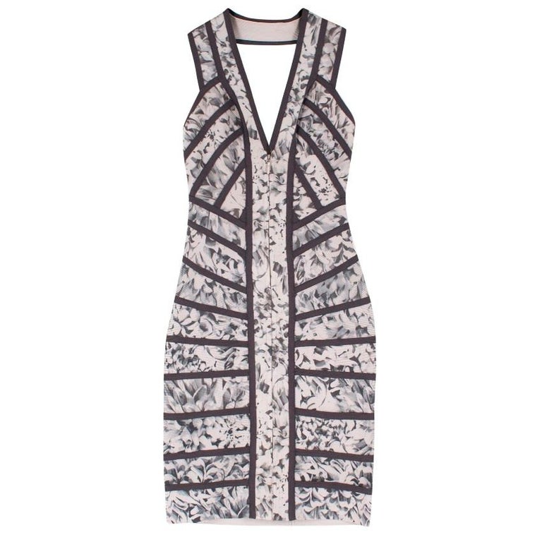 Herve Leger Zara bandage dress US 4 For Sale at 1stdibs