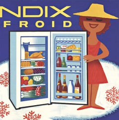 BENDIX ALUFROID original horizontal French poster