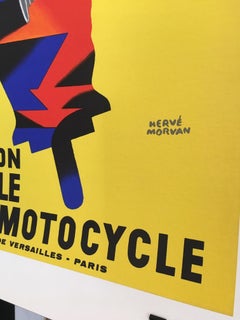 Herve Morvan, Original Vintage Poster, 'Cycle and Motorcycle Show', 1977