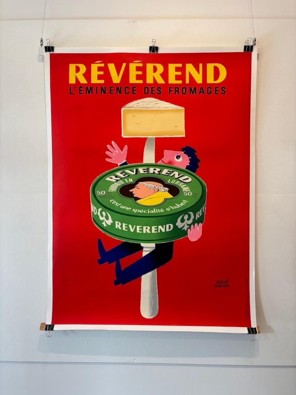 Hervé Morvan RÉVÉREND Affiche originale d'époque

Il s'agit d'une affiche vintage originale, elle a été doublée de lin pour la préserver. Cette affiche est en excellent état !  

