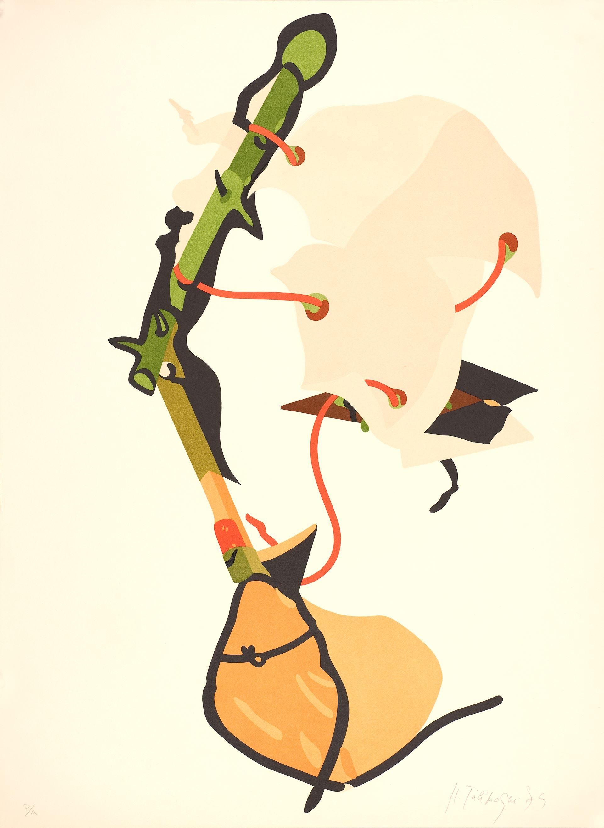 "Herve Telemaque (Francia, 1937-2022)
Le balai', 1979
incisione su carta
30 x 22,1 pollici (76 x 56 cm)
ID: TEL1361-006-000".