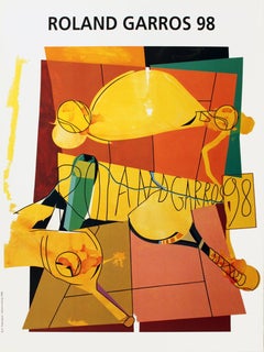 Herve Telemaque 'Roland Garros French Open' 1998- Poster