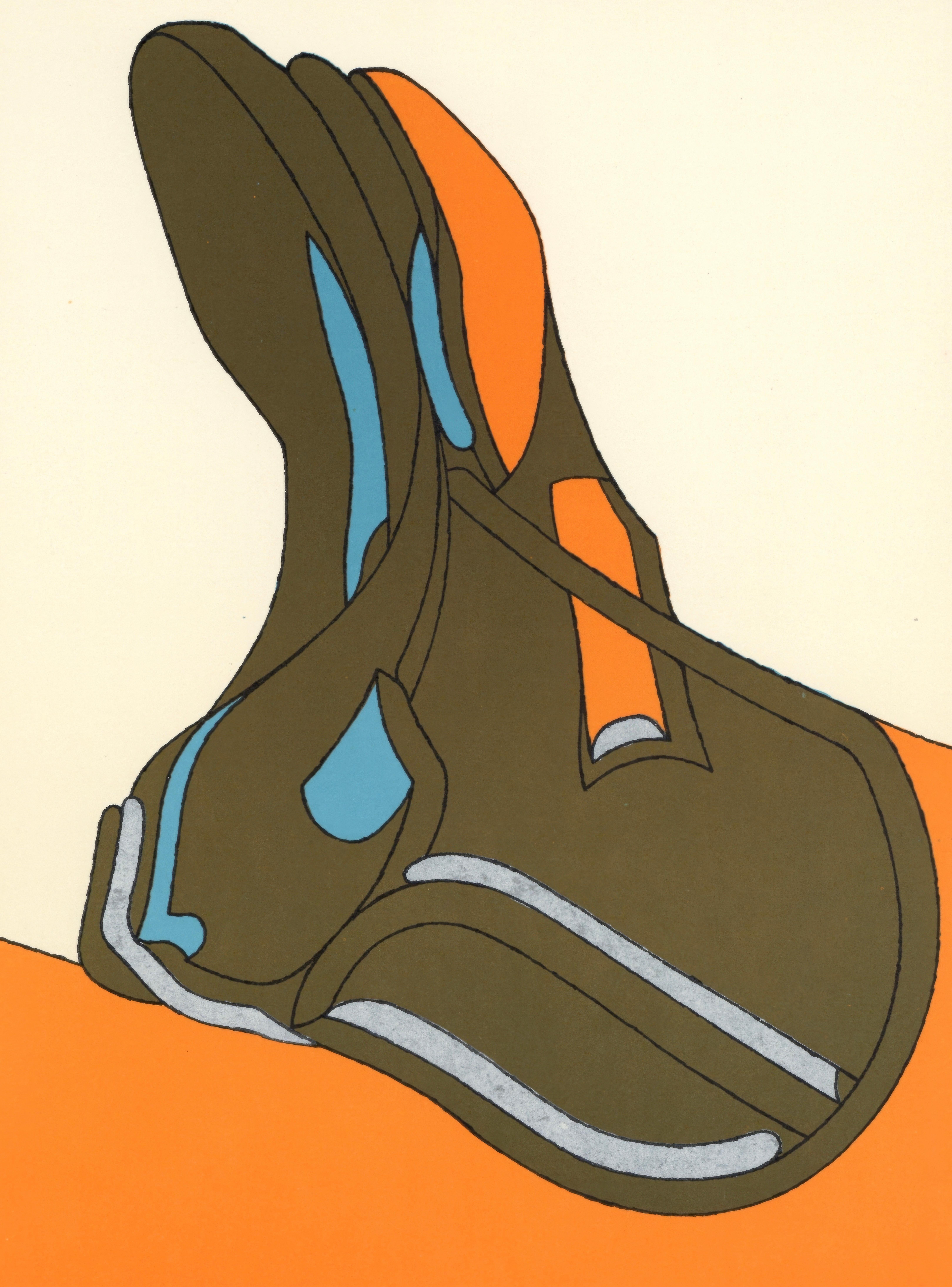 This exquisite lithograph by Herve Telemaque (1937–2022), titled Sin titulo (Untitled), from the album Ediciones Poligrafa, Barcelona - Redfern Gallery, London, originates from the 1979 edition published by Ediciones Poligrafa, Barcelona, in