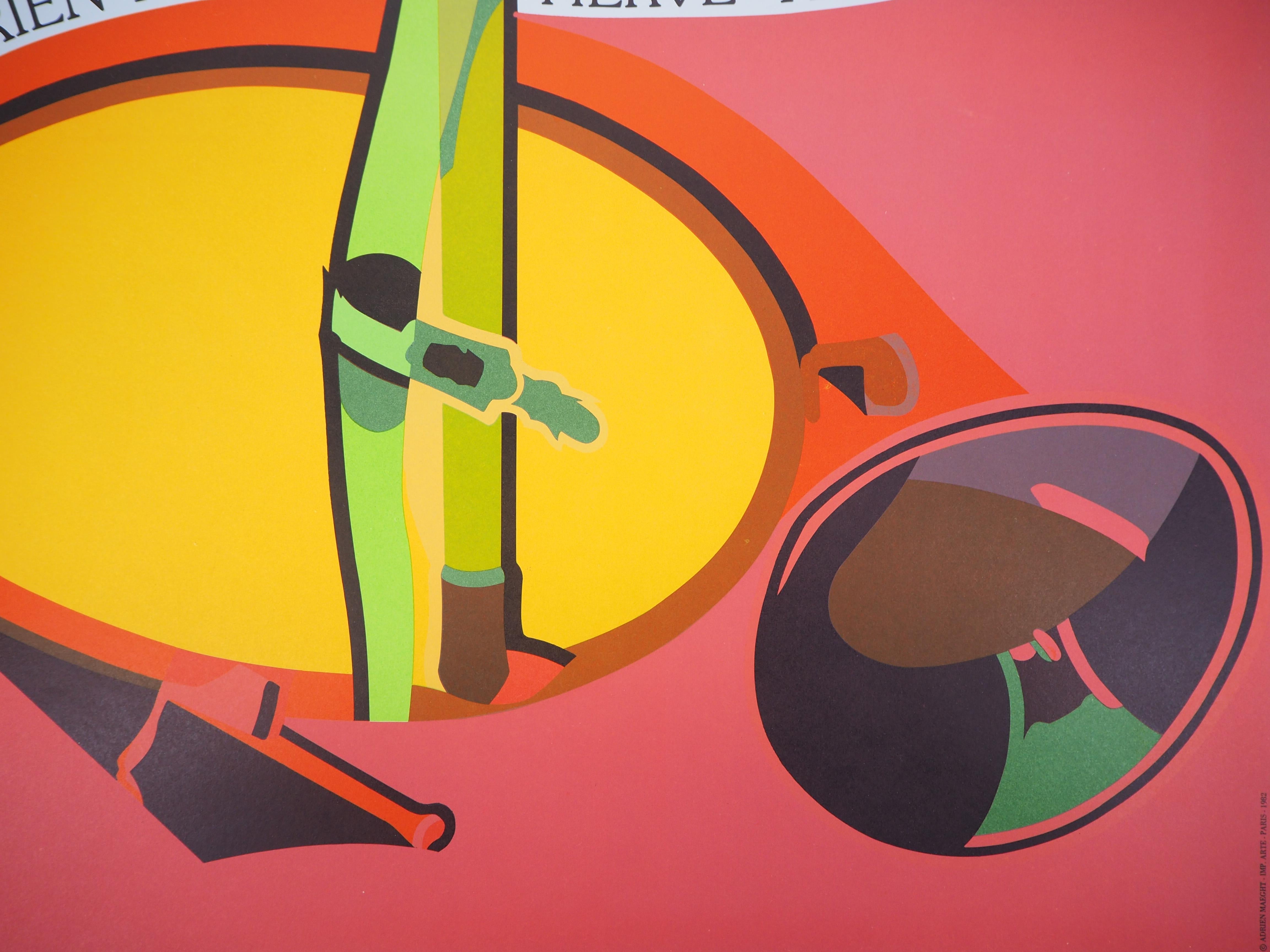 Amérique du Sud : Germination, FIAC - Affiche lithographique originale vintage - Maeght en vente 1