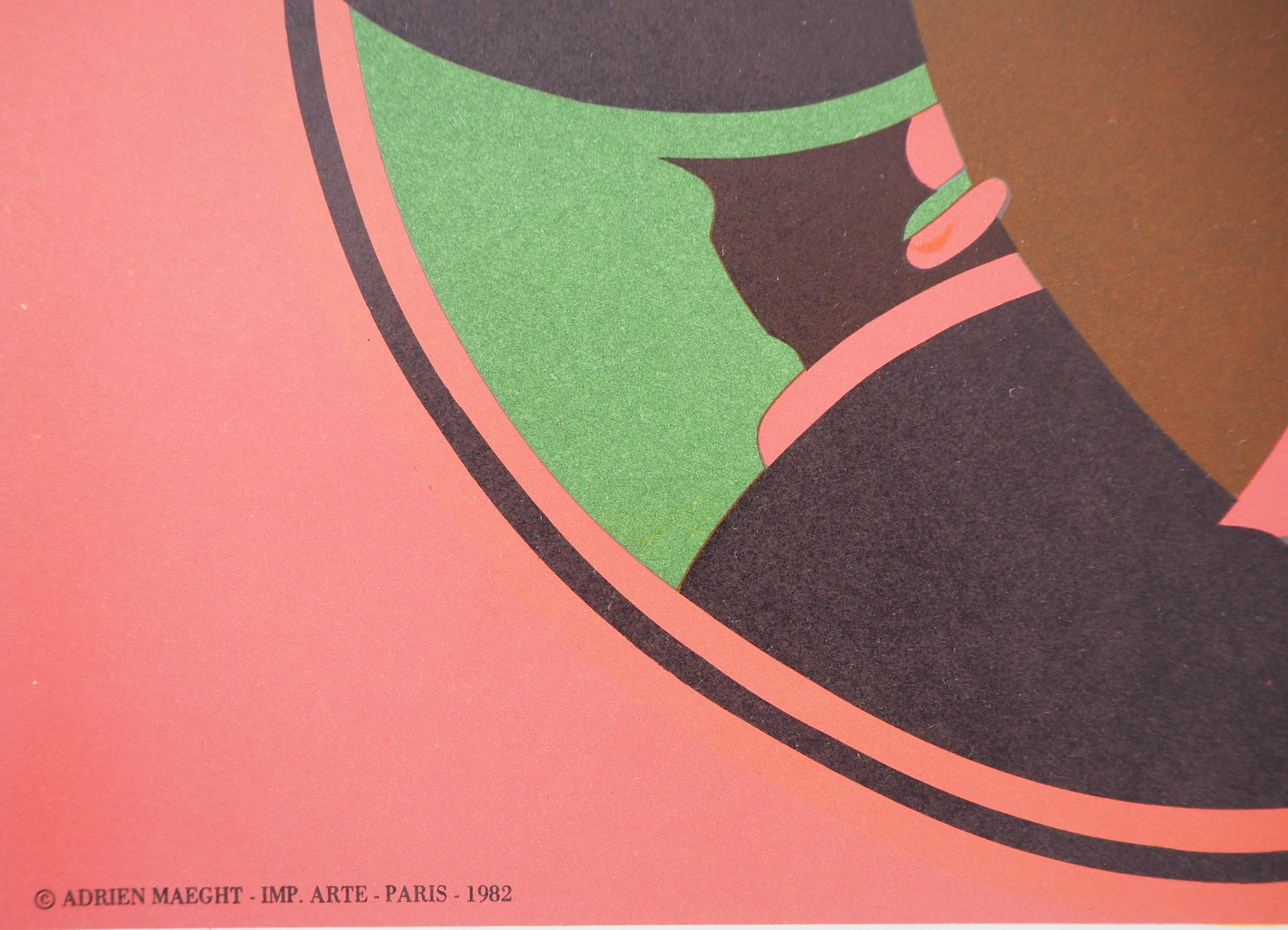 Amérique du Sud : Germination, FIAC - Affiche lithographique originale vintage - Maeght en vente 3
