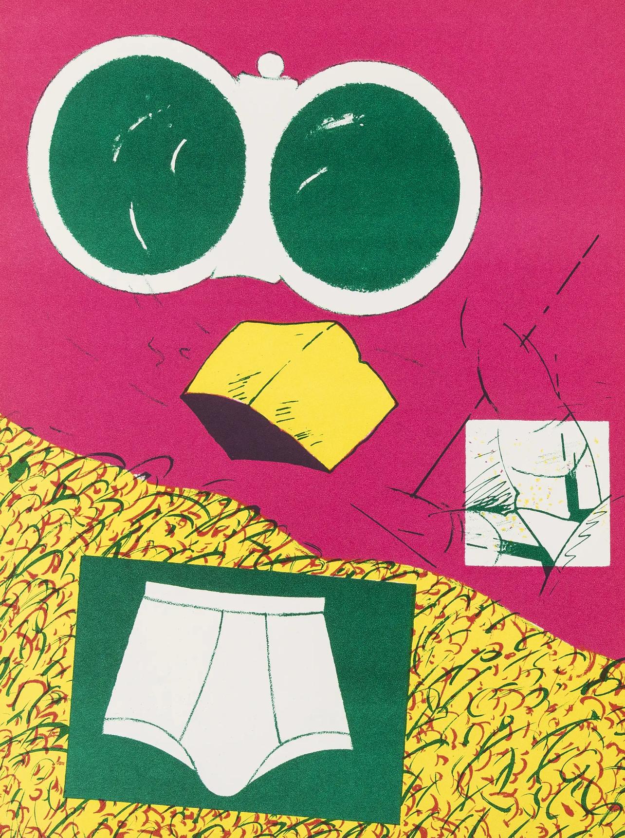 Télémaque, Composition, Suites nº8, Rencontres (after) - Print by Herve Telemaque