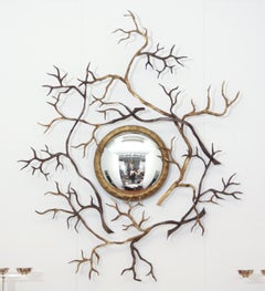Hervé van Der Straeten, "Branchs", miroir en bronze, France, 2008