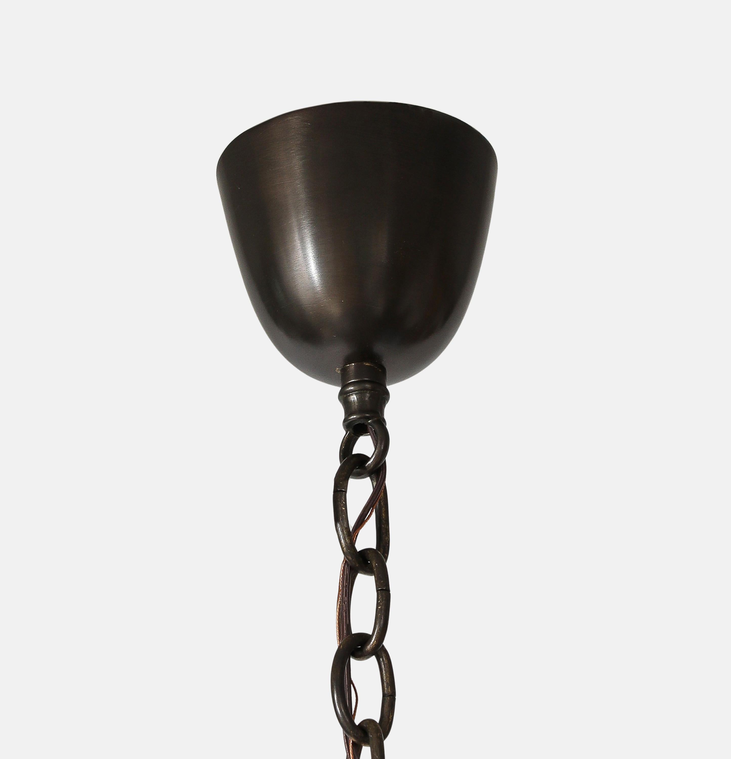 Hervé van der Straeten Lampadario in bronzo Model No. 47, Francia, 2006 in vendita 1