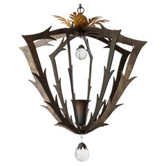 Hervé van der Straeten Bronze Chandelier Model No. 47, France, 2006