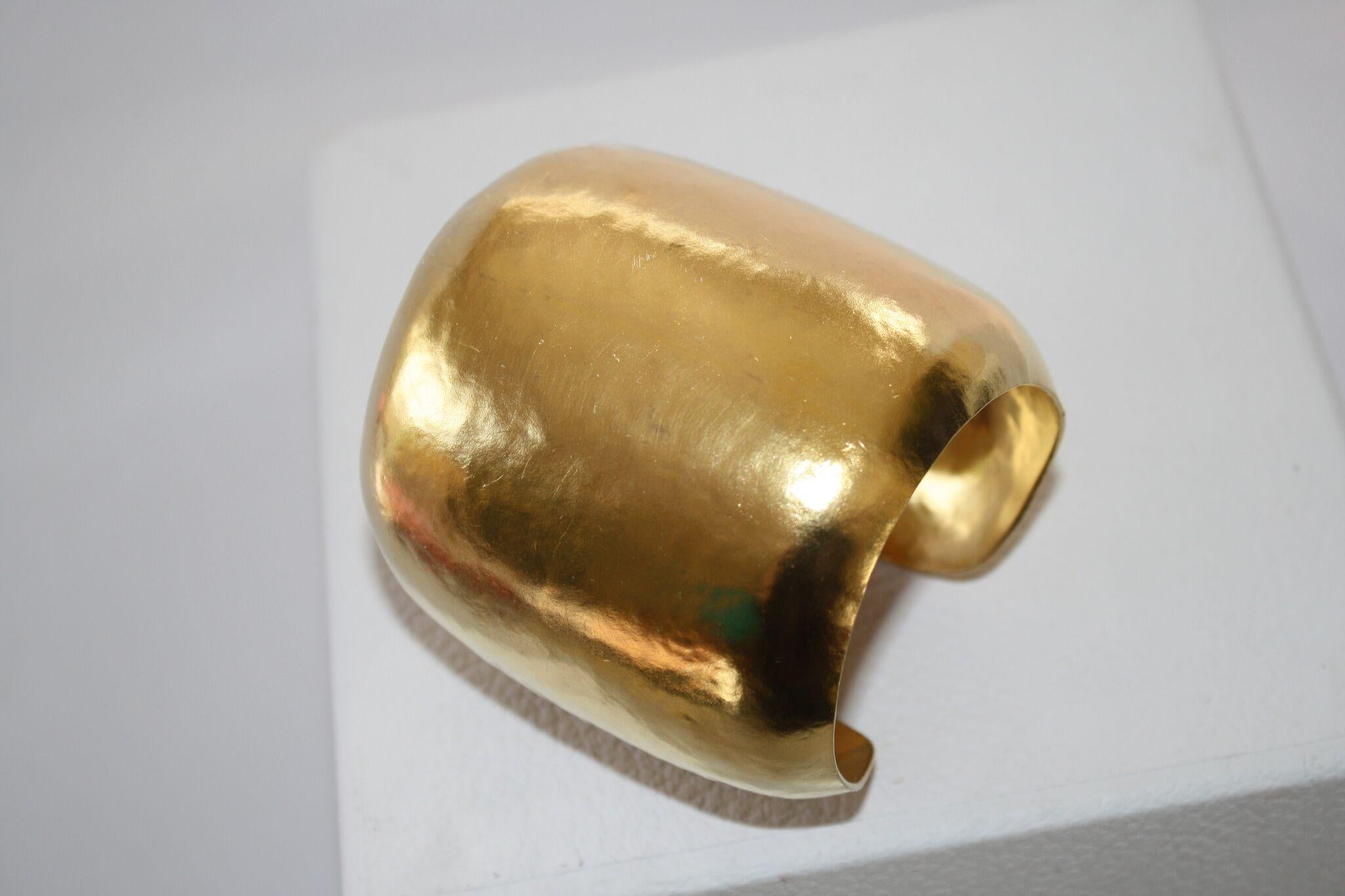 Women's Herve van der Straeten Gilded Brass Cuff