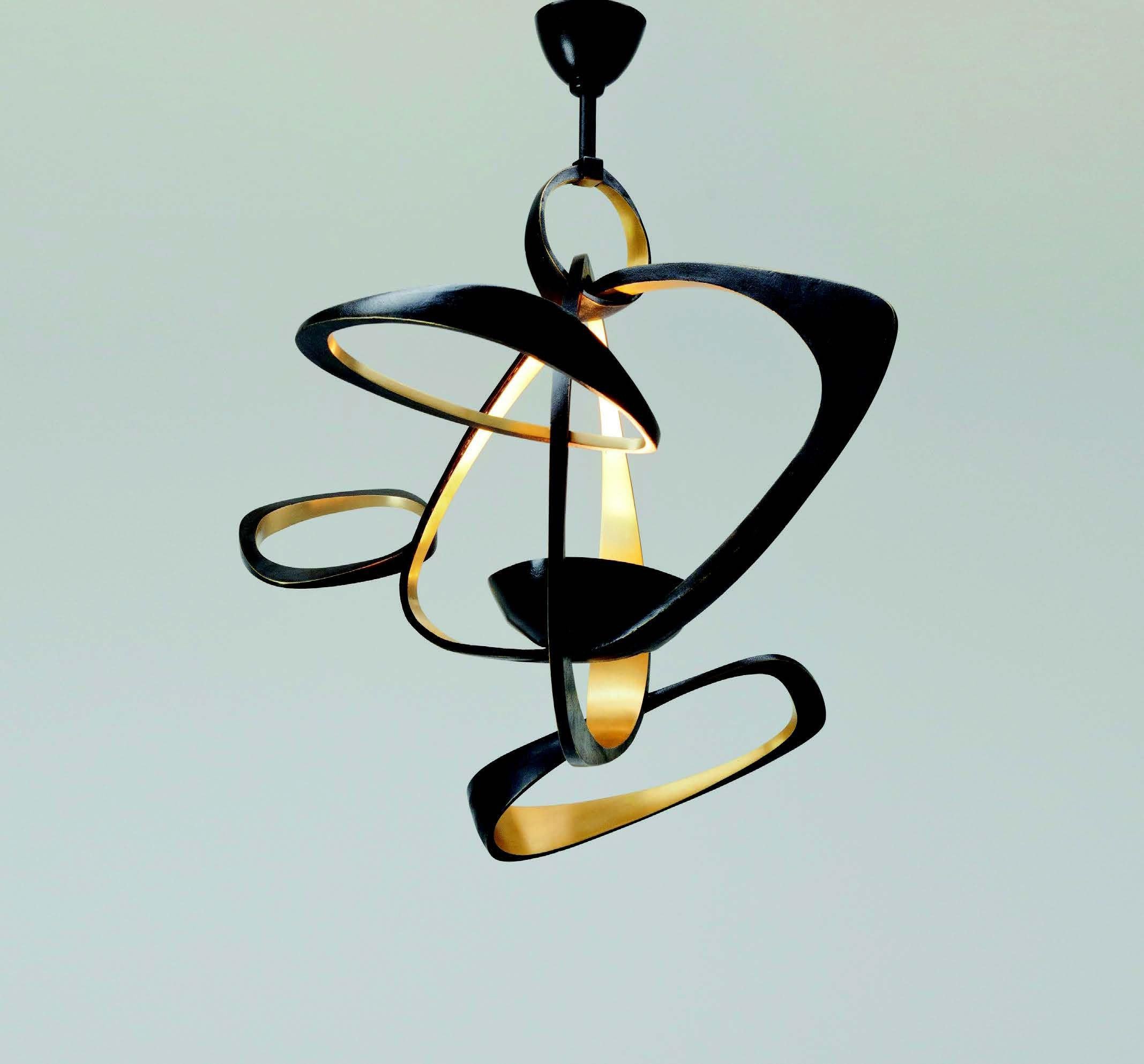 Hanging light fixture from the esteemed French contemporary designer.