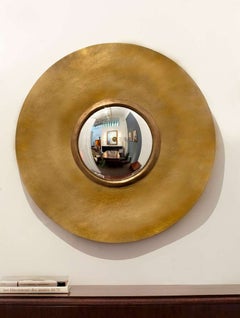 Hervé van Der Straeten, Miroir Rond n° 134 Miroir en bronze, France, 2006