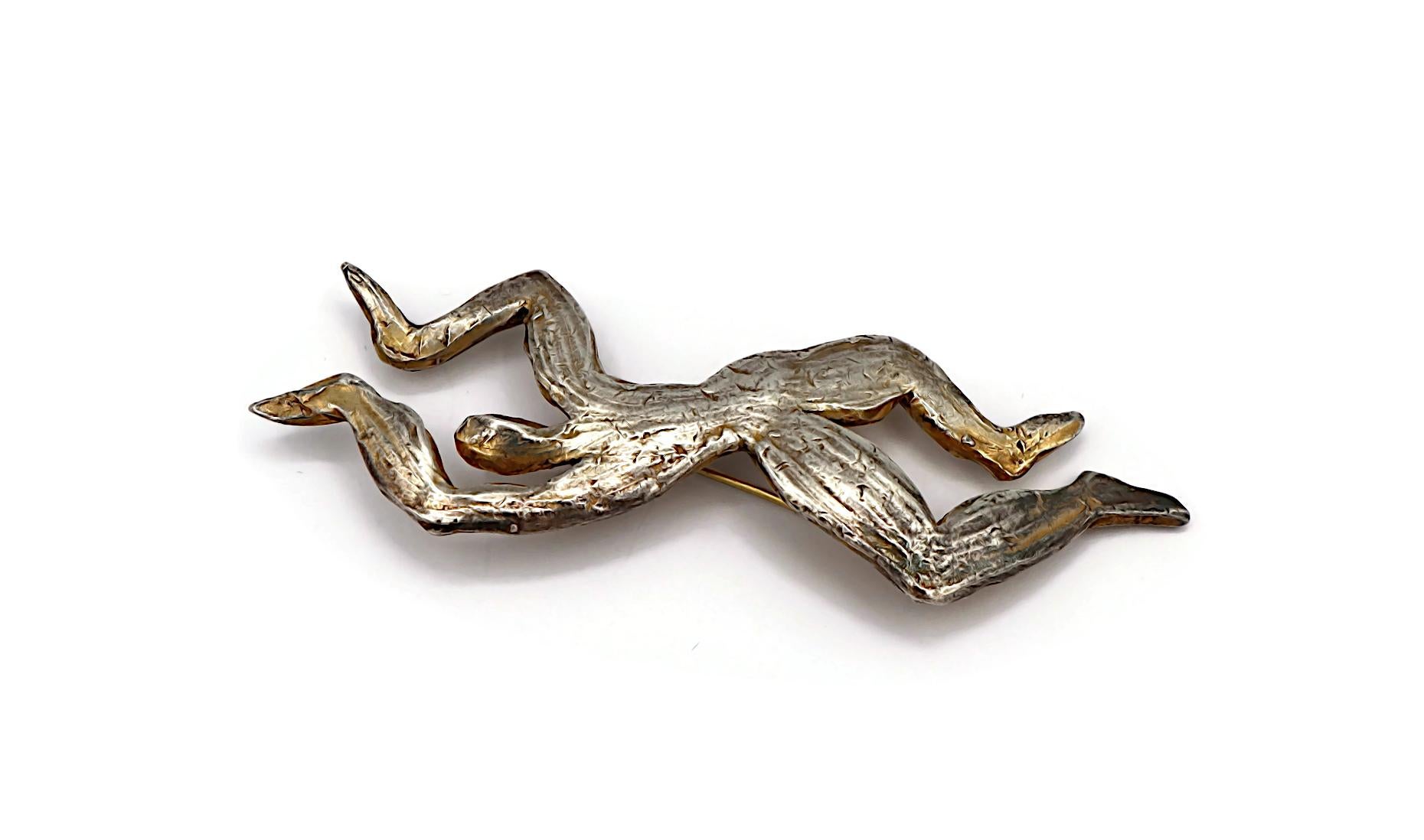 HERVE VAN DER STRAETEN Vintage Dancer Brooch For Sale 1