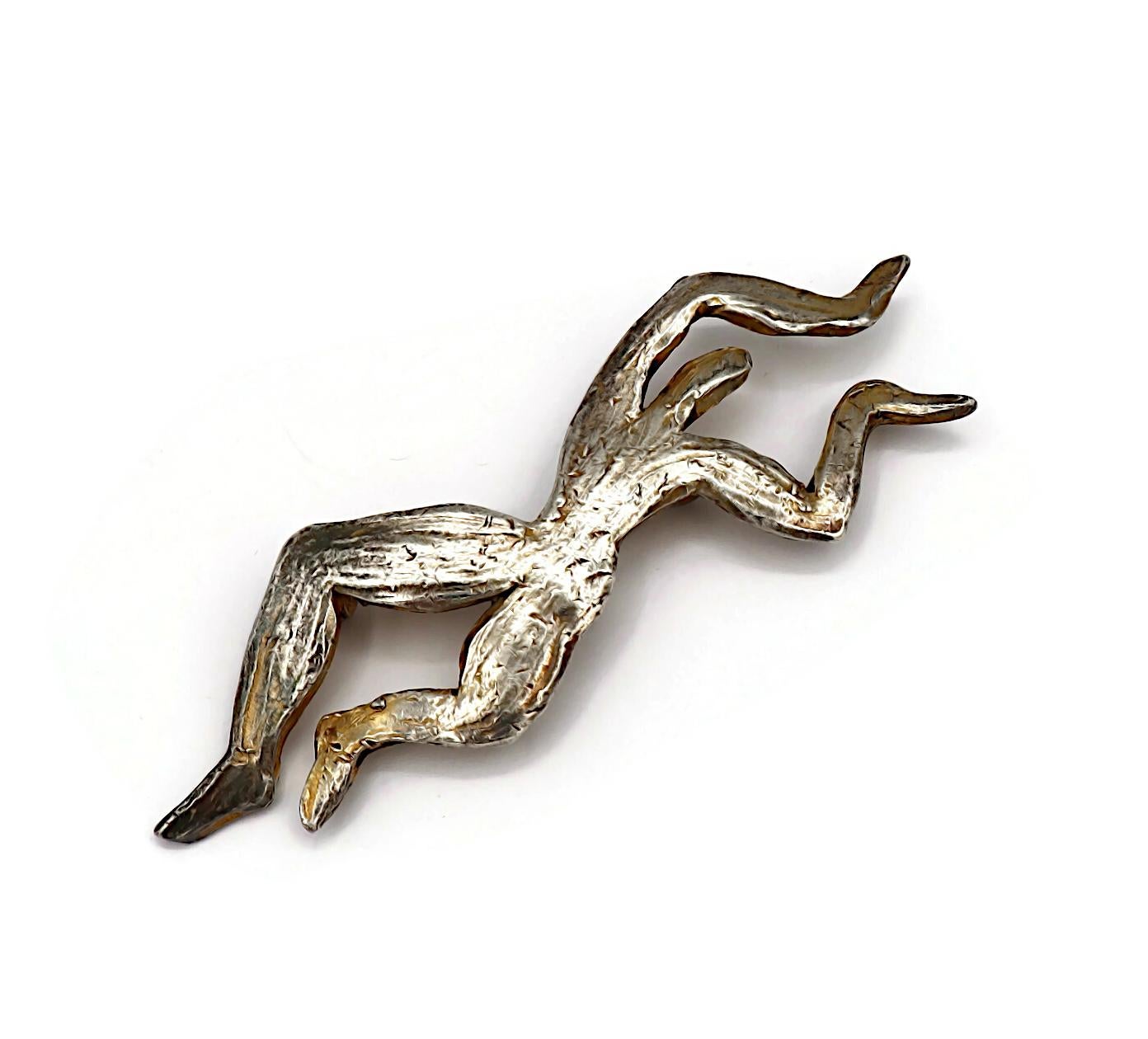 HERVE VAN DER STRAETEN Vintage Dancer Brooch For Sale 2