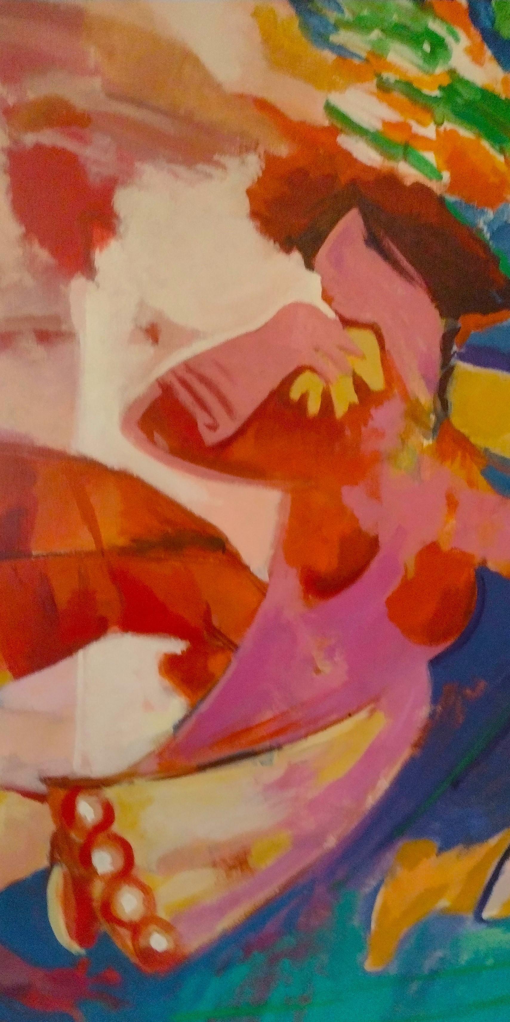 Hessam Abrishami ist ein Meister der leuchtenden Farben, der dynamischen Komposition und des kraftvollen Ausdrucks. Durch die künstlerische Förderung eines Gymnasiallehrers entdeckte Hessam sowohl seine Liebe zur Kunst als auch sein eigenes Talent.