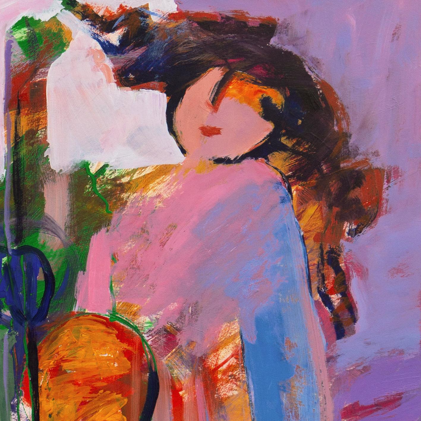 'Woman with Cello', Iran, Accademia di Belle Arti di Perugia, Miami For Sale 1