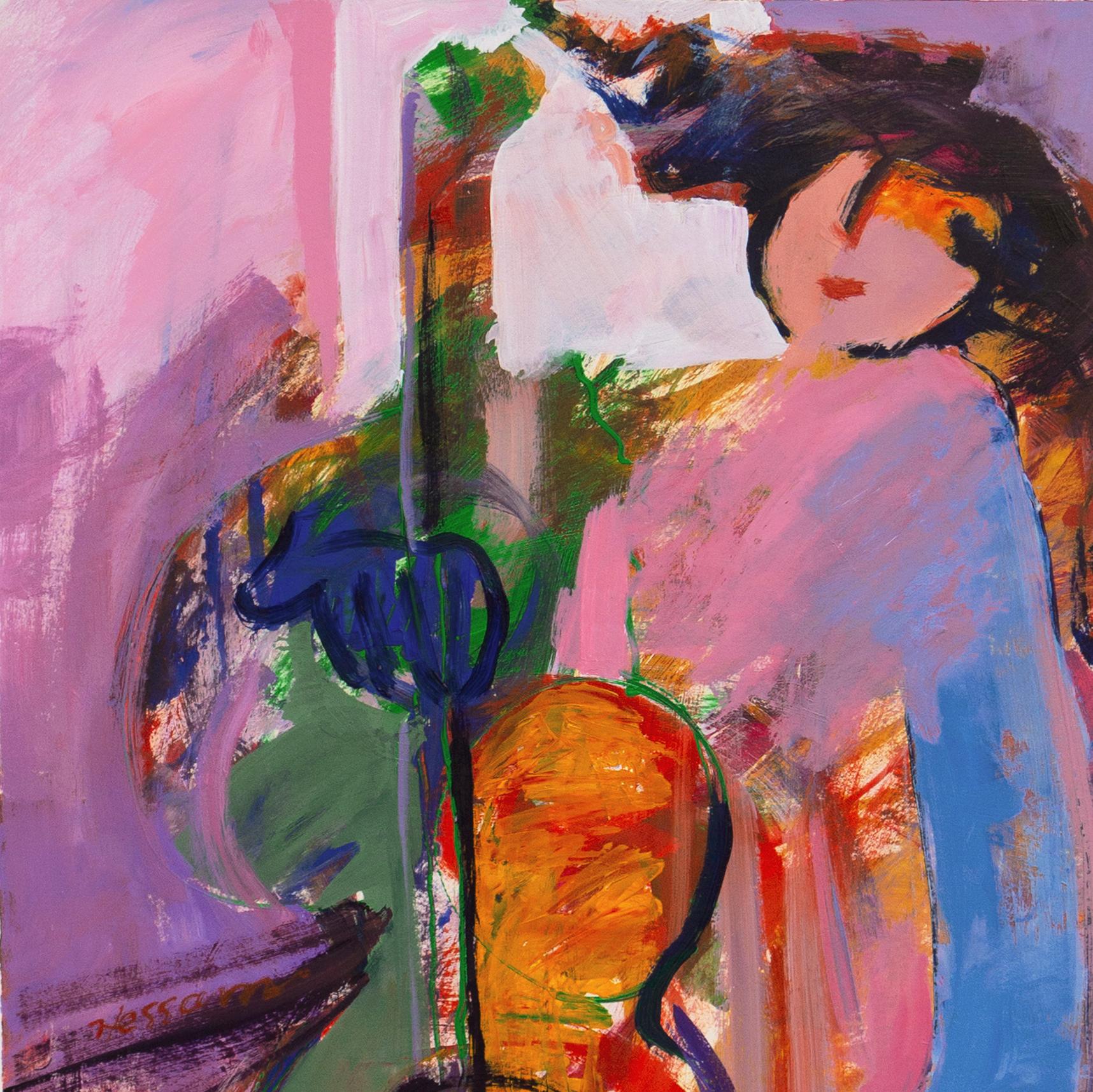 'Woman with Cello', Iran, Accademia di Belle Arti di Perugia, Miami For Sale 2
