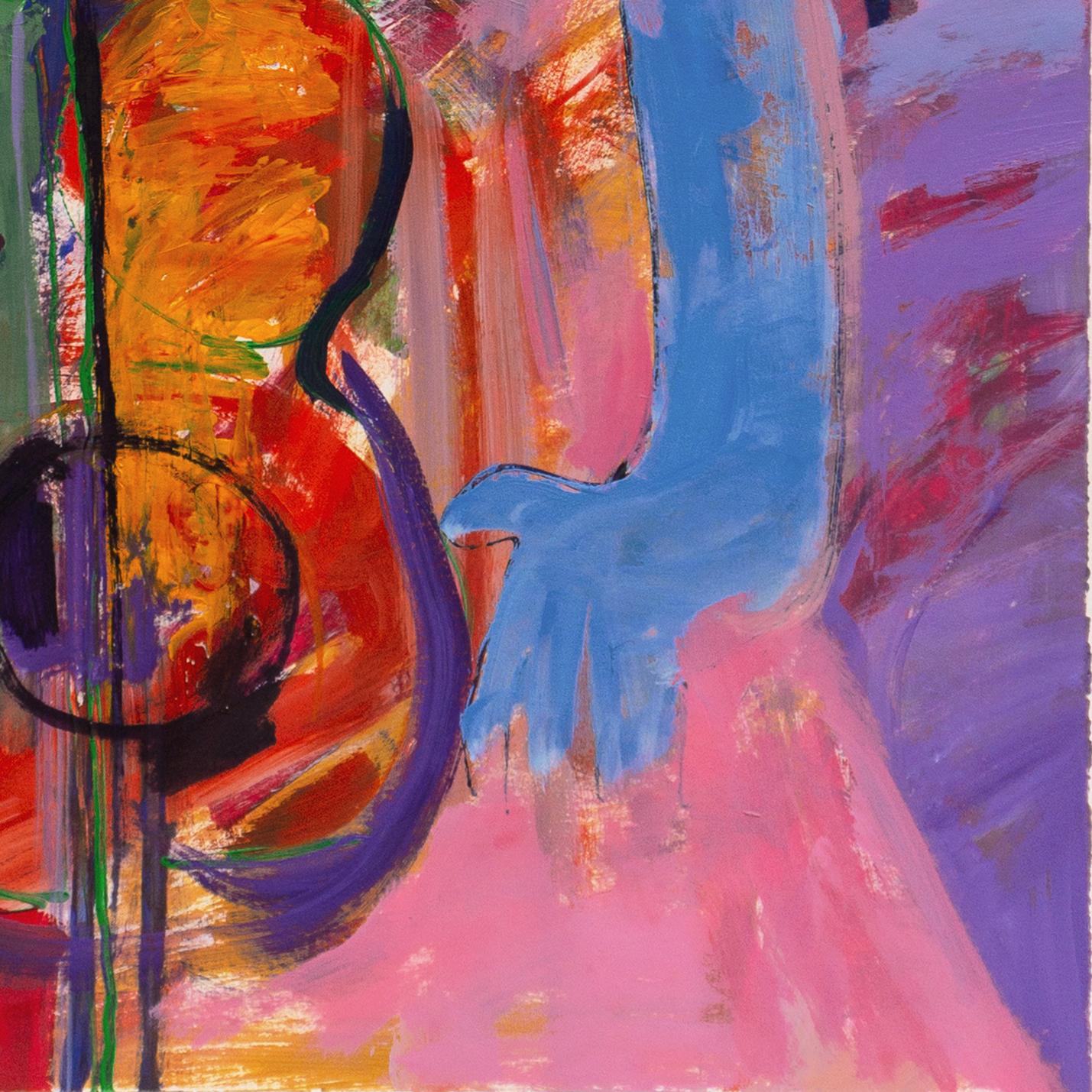'Woman with Cello', Iran, Accademia di Belle Arti di Perugia, Miami For Sale 4