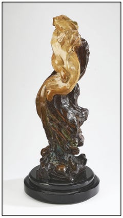 Hessam Abrishami Bronze Sculpture Inseparable Signed Female Male Figurative Art