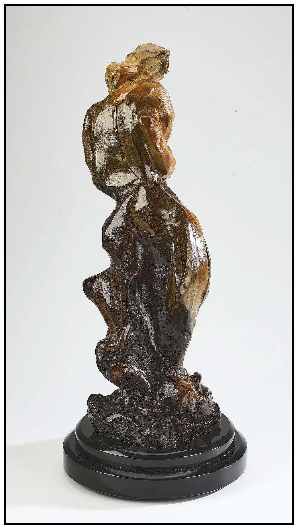 Hessam Abrishami Bronze Sculpture Inseparable Signed Female Male Figurative Art For Sale 2