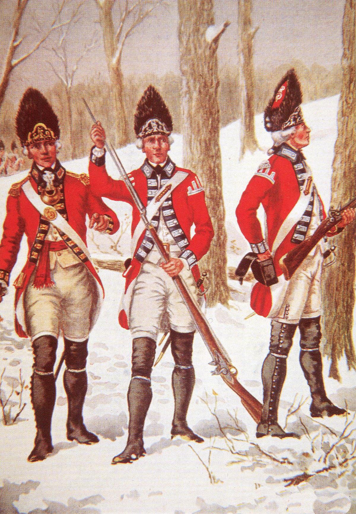 hessian soldiers uniform