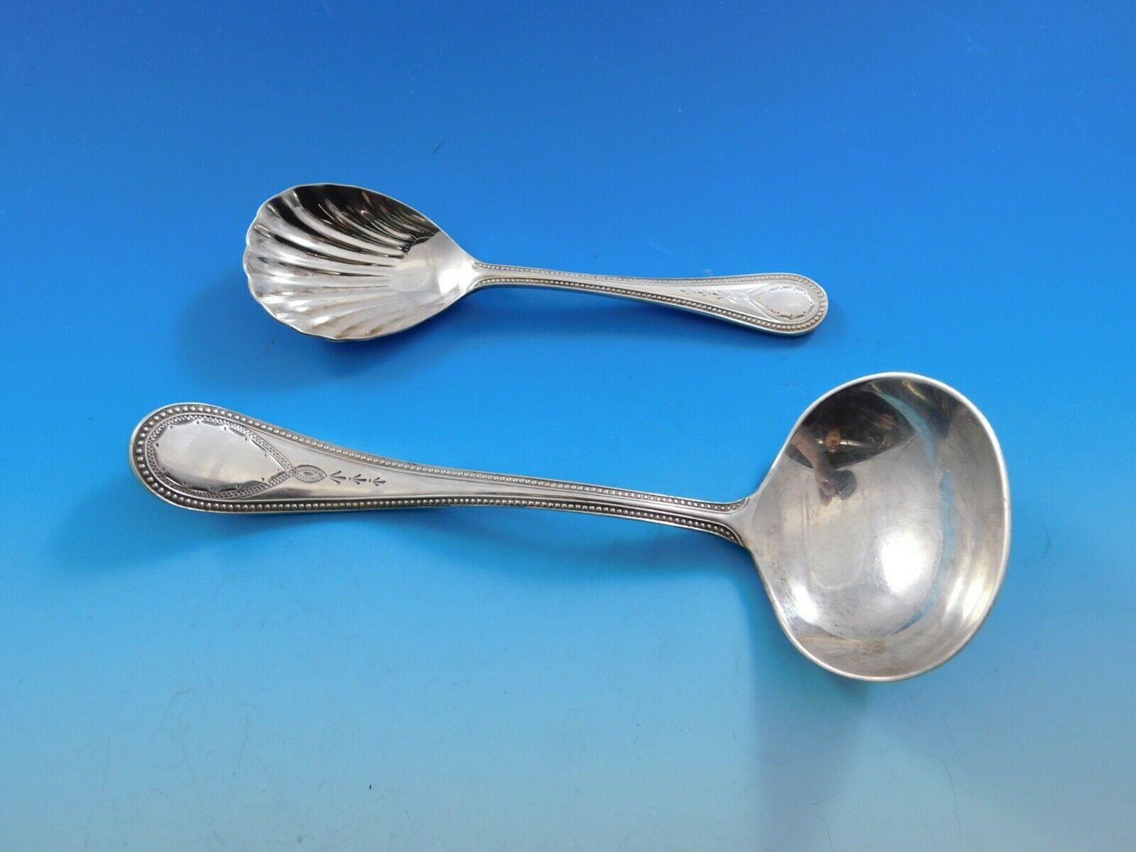 20th Century Hester Bateman by CJ Vander Sterling Silver Flatware Set 8 Service Dinner 45 Pcs